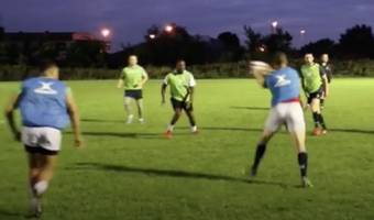 Two Touch With Tackle Practice