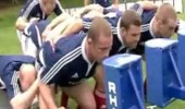 British Lions - play from scrum with wheel practice