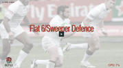 Coaching 7-a-side Rugby - Flat 6 with sweeper