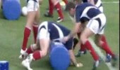 Lions 09 - Clearing the tackler away 